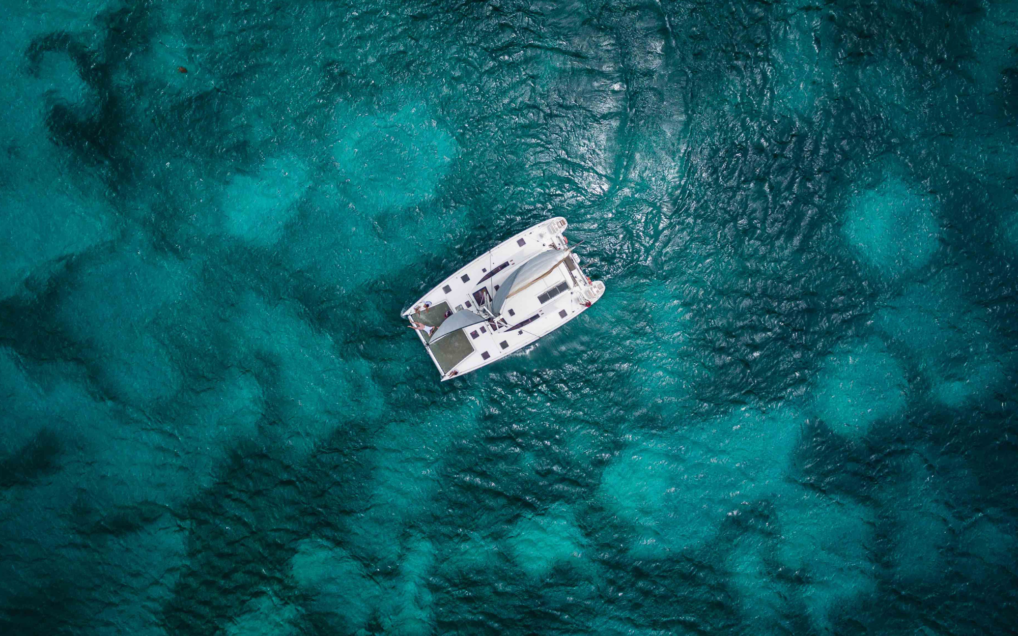 Sailing St Barth drone