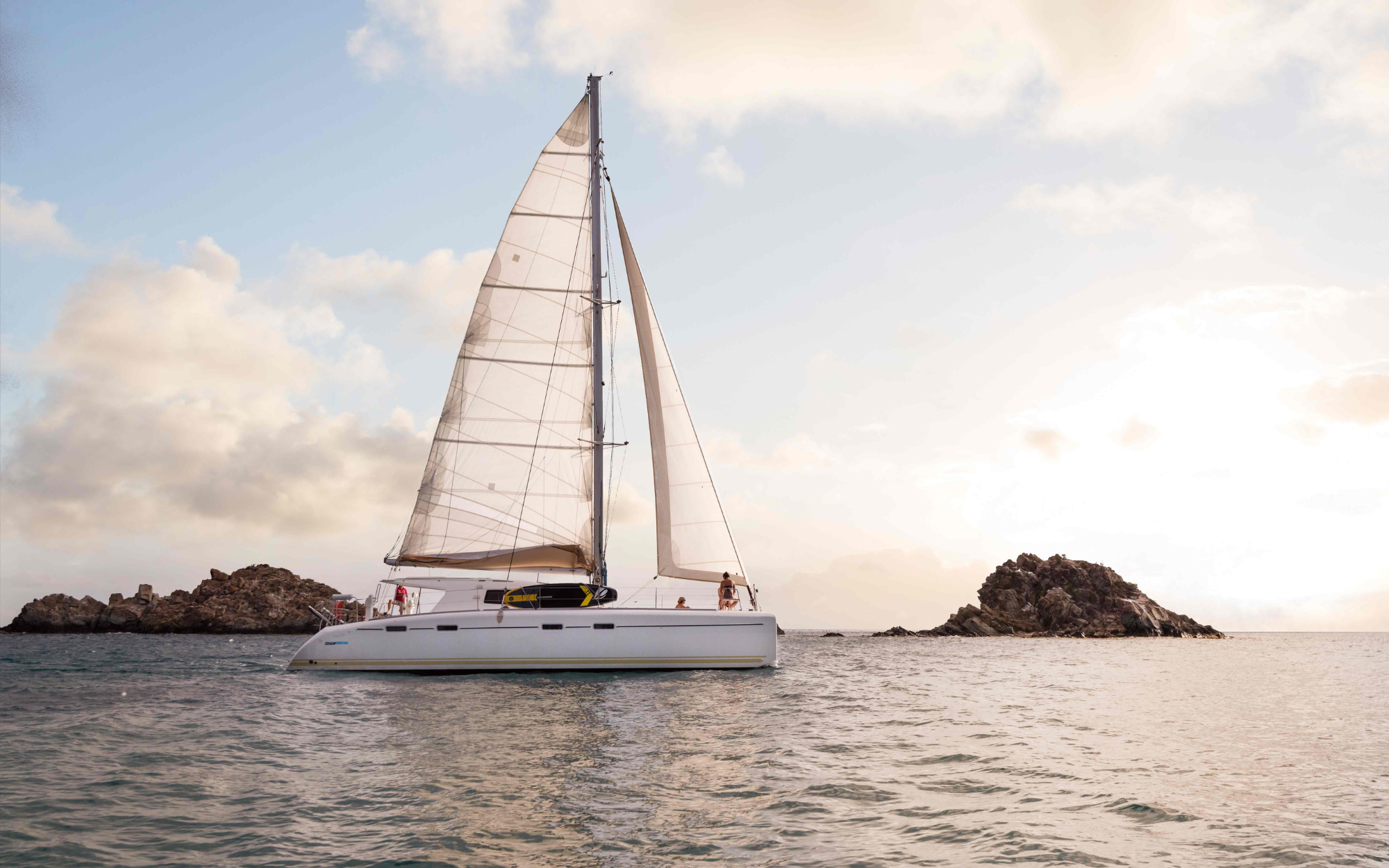 Sunset Champagne Sailing St Barth